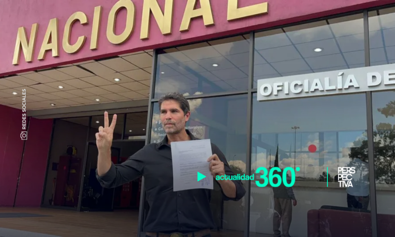 Eduardo Verástegui se registra como candidato independiente a la Presidencia de México