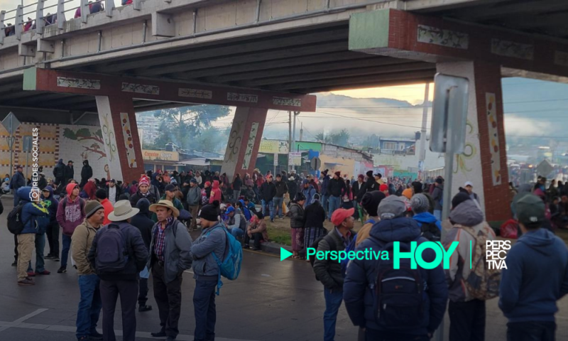 Semana inicia con manifestaciones en varios puntos del país, estos son los puntos bloqueados