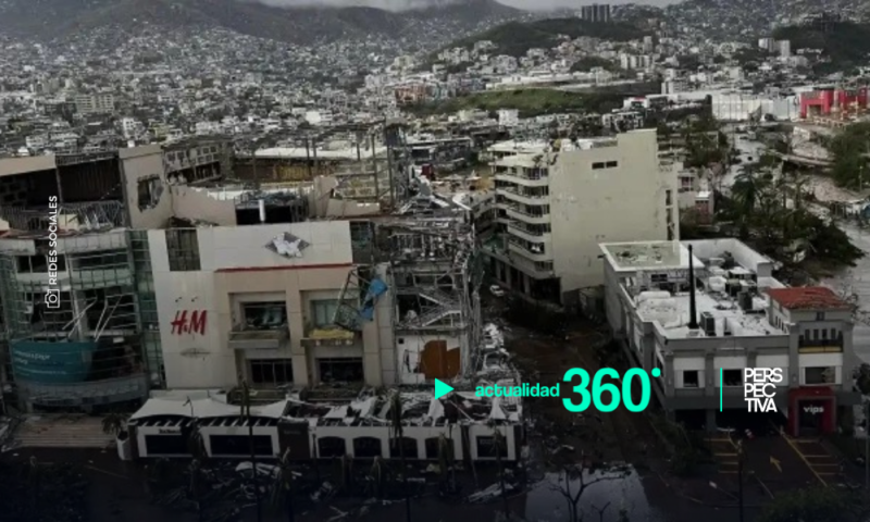Huracán Otis deja 27 muertos y un 80% de hoteles dañados en Acapulco