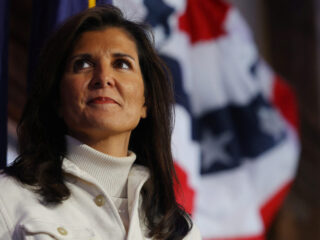 Republican presidential candidate Haley campaigns in Hooksett