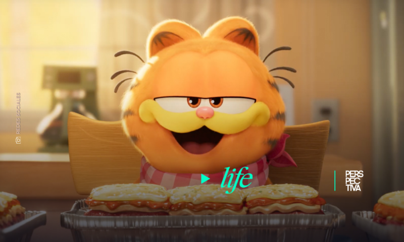 Con la voz de Chris Pratt, «Garfield» muestra un adelanto en su primer tráiler