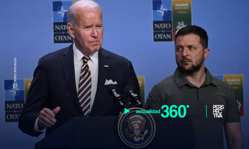 Anuncian reunión de Joe Biden y el presidente de Ucrania, Volodymyr Zelensky en la Casa Blanca