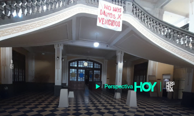 Por denuncia presentada por la USAC, MP allana Paraninfo Universitario