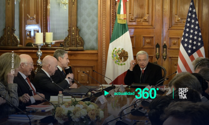 AMLO detalla encuentro con Blinken y funcionarios de alto nivel de EE.UU. enfocado en migración