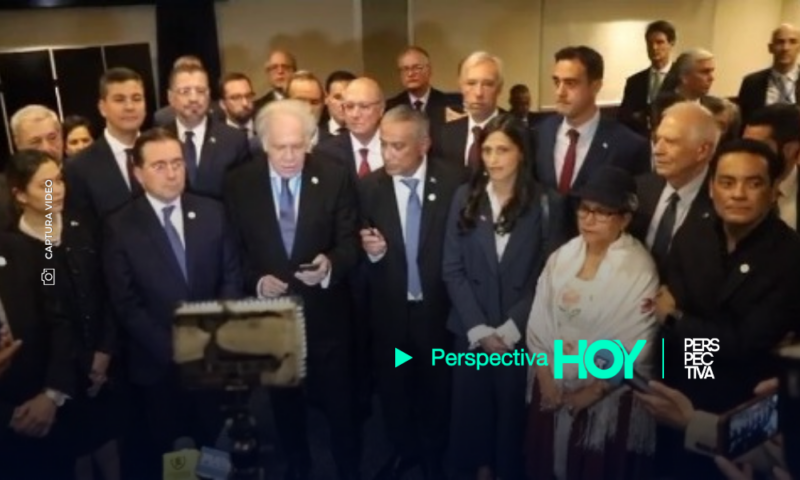 Delegaciones internacionales llaman al Congreso a entregar el poder al Gobierno Electo