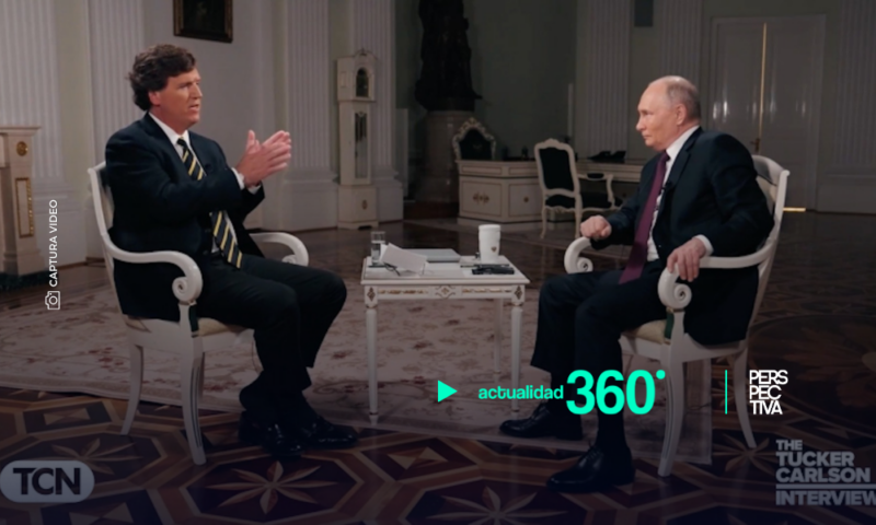 Entrevista de Tucker Carlson a Vladimir Putin genera reacciones