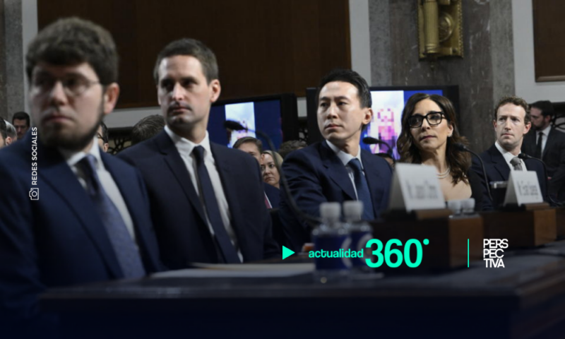 Directores de Meta, Tik Tok y otras redes sociales comparecieron ante el Congreso de EE. UU.