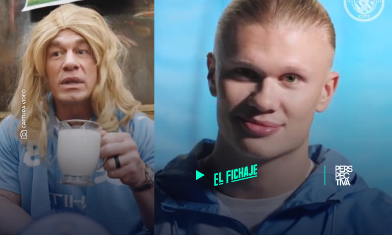 John Cena se disfraza de Erling Haaland y esta fue la reacción del noruego