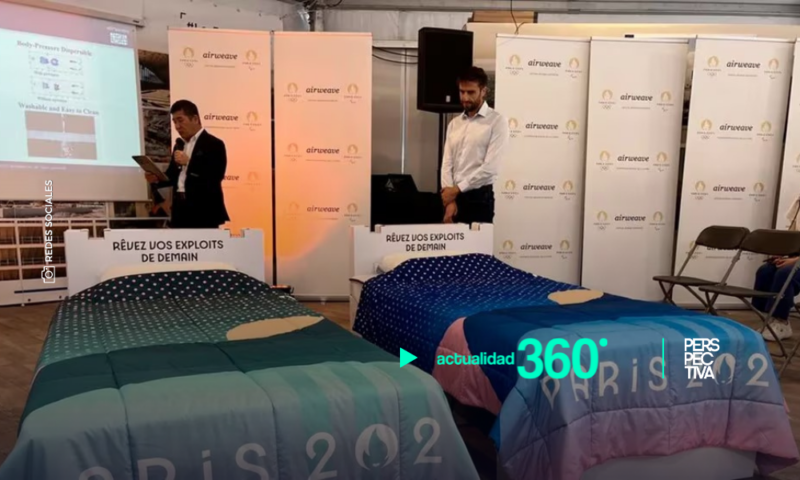 De cartón y personalizadas, así serán las camas de los atletas en los Juegos de París 2024