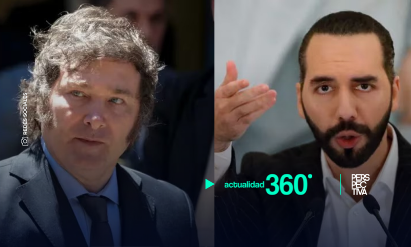 Javier Milei acudirá a la investidura de Nayib Bukele en El Salvador