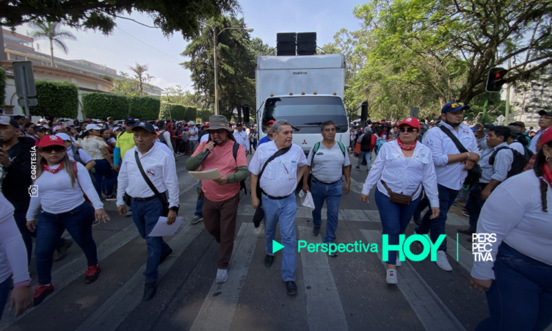 ¡Tómalo en cuenta! Esta es la ruta prevista de la manifestación de sindicalistas del magisterio