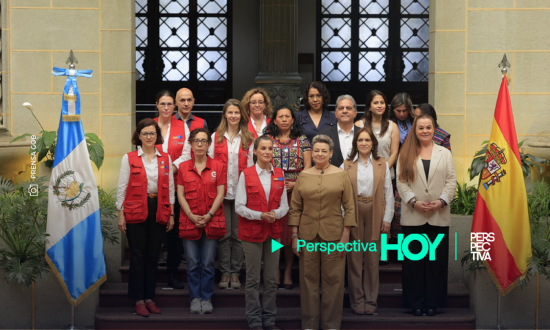 La Primera Dama, Lucrecia Peinado encabeza reuniones junto a la reina Letizia de España