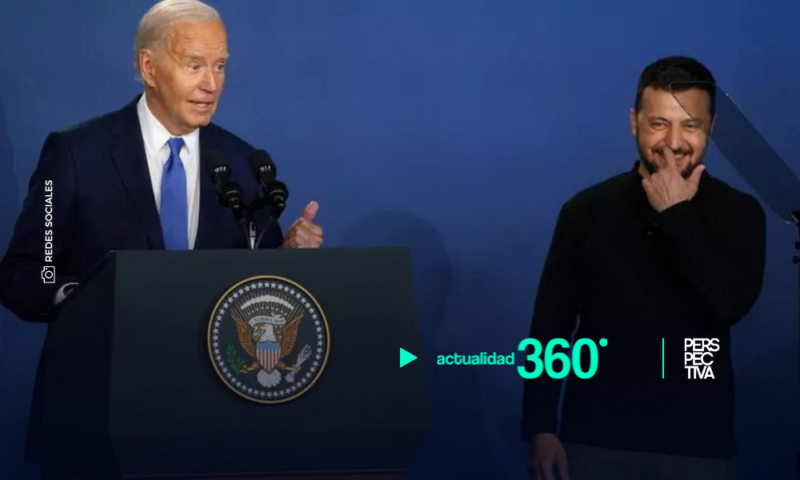 Biden confunde a Zelenski  y lo llama“presidente Putin” en la cumbre de la OTAN