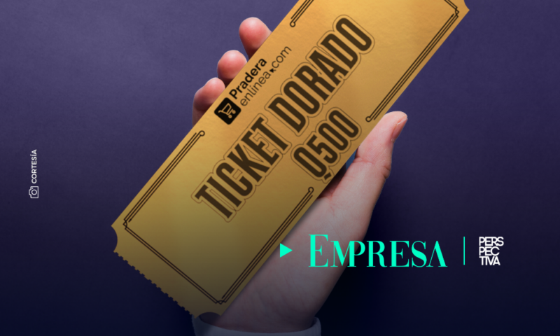 Pradera en Línea sorprende a sus usuarios con el nuevo Ticket Dorado