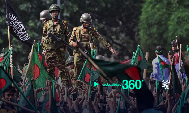 Primera ministra de Bangladesh sale de ese país mientras el Ejército toma control