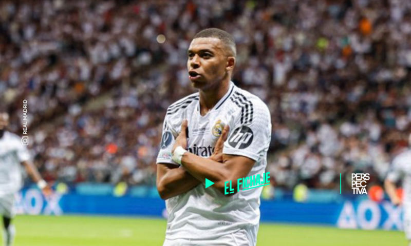 Mbappé debuta con golazo con el Real Madrid frente a Atalanta