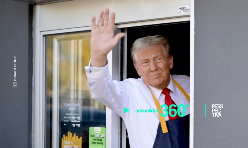 ¿Por qué Donald Tump visitó un McDonald’s en Pensilvania? Entérate aquí
