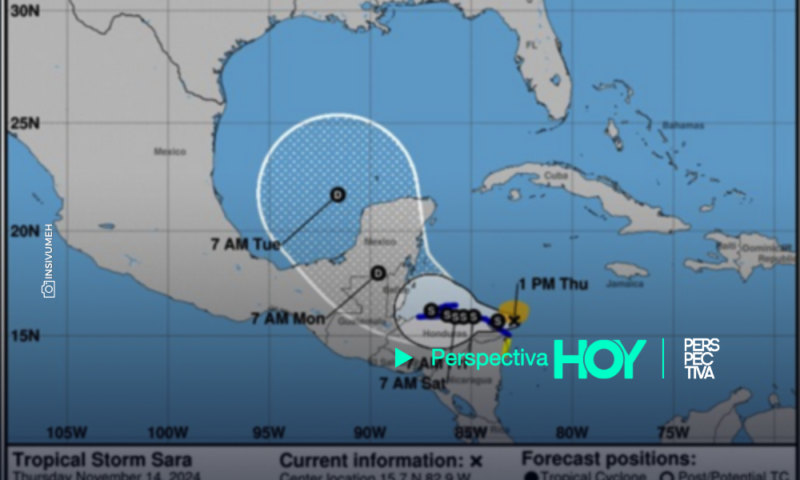 ¿Qué efectos tendrá la tormenta Sara en Guatemala? Esto dice el Insivumeh