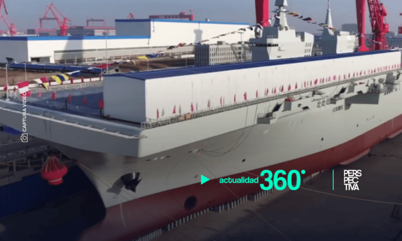 Así es el nuevo buque de asalto anfibio que presentó China