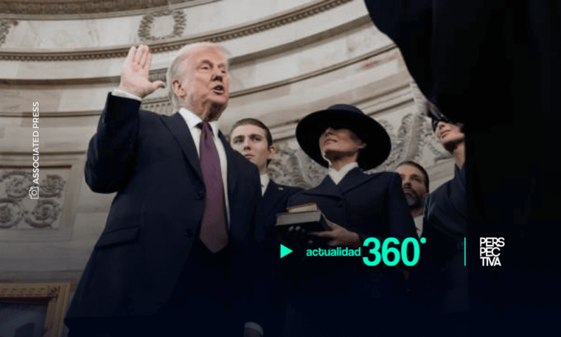 Donald Trump asume por segunda ocasión como presidente de EE.UU.