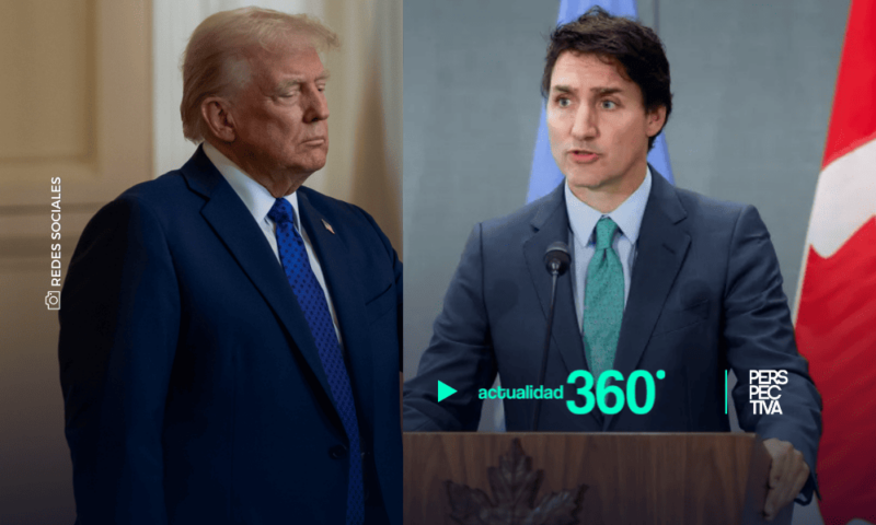 Trump y Trudeau llegan a un acuerdo; aranceles a Canadá se suspenden por 30 días