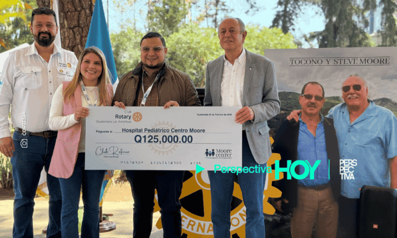 Club Rotario Las Américas entrega Q125 mil para cirugías pediátricas gratuitas