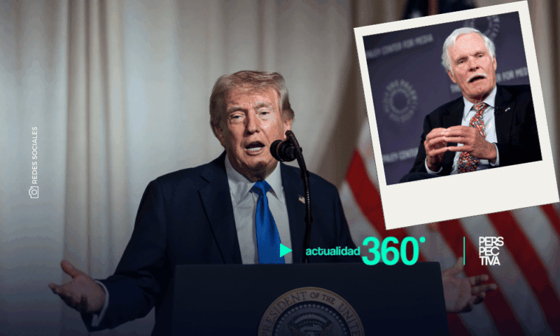 Donald Trump despide a Ted Turner, fundador de CNN, y critica el rumbo de la cadena
