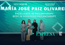 María José Paiz es galardonada en Dubái por su liderazgo en filantropía estratégica