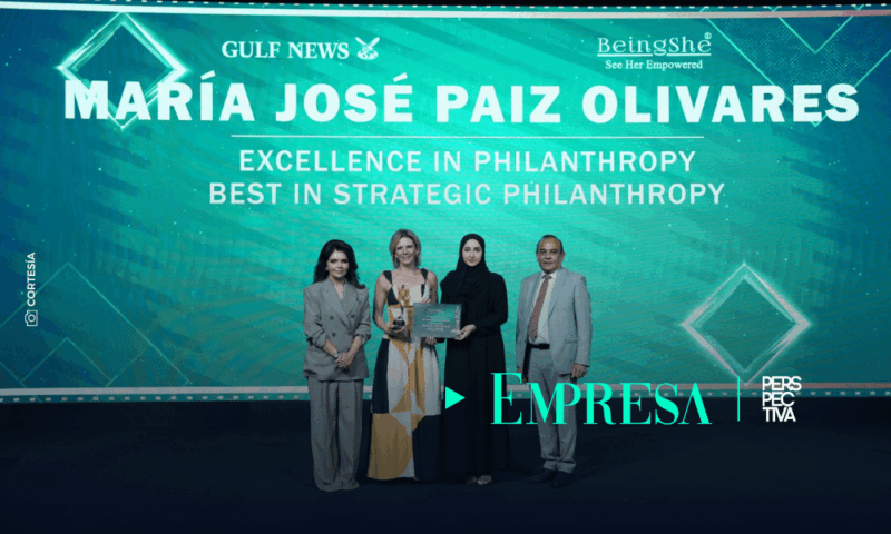 María José Paiz es galardonada en Dubái por su liderazgo en filantropía estratégica