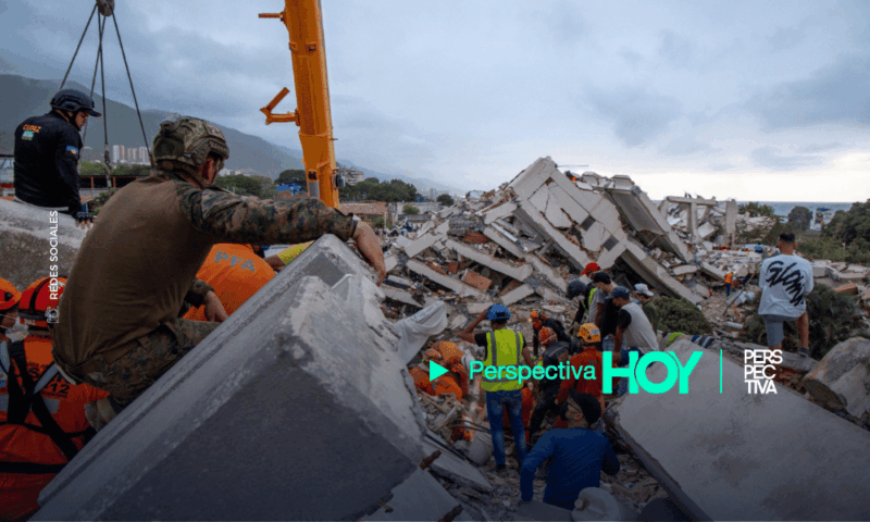 Daños estructurales en el estado de La Guaira tras el devastador doble terremoto en Venezuela, que motivó la declaratoria de siete días de luto nacional