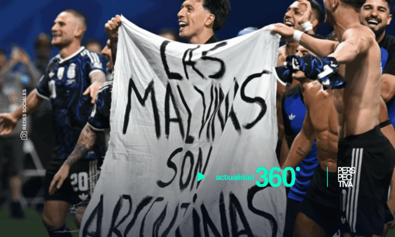 La FIFA investiga la exhibición de una pancarta sobre la soberanía de las Islas Malvinas por parte de jugadores de Argentina.