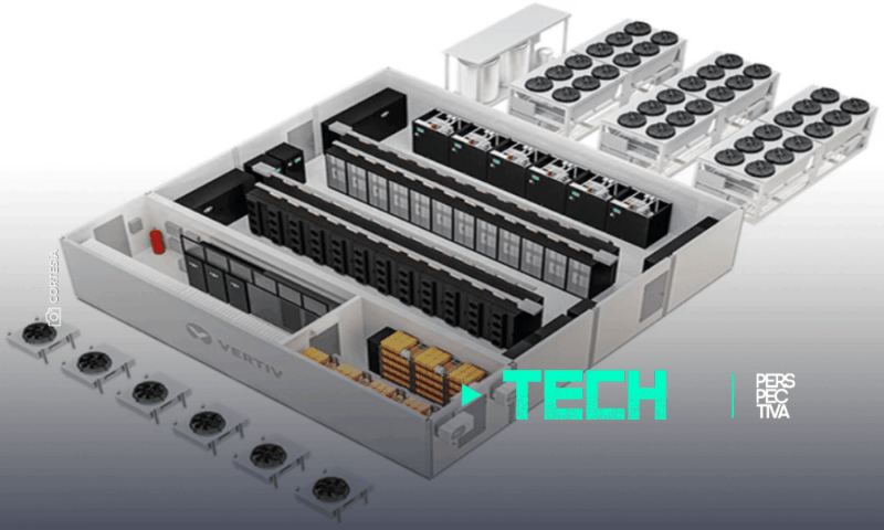Módulos de infraestructura prediseñada Vertiv 360AI para alta densidad y computación acelerada.