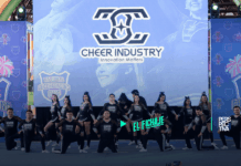 Más de 500 atletas se preparan para el gran encuentro del cheerleading y danza en GT Atletas en acción durante la presentación de rutinas de cheerleading y danza deportiva