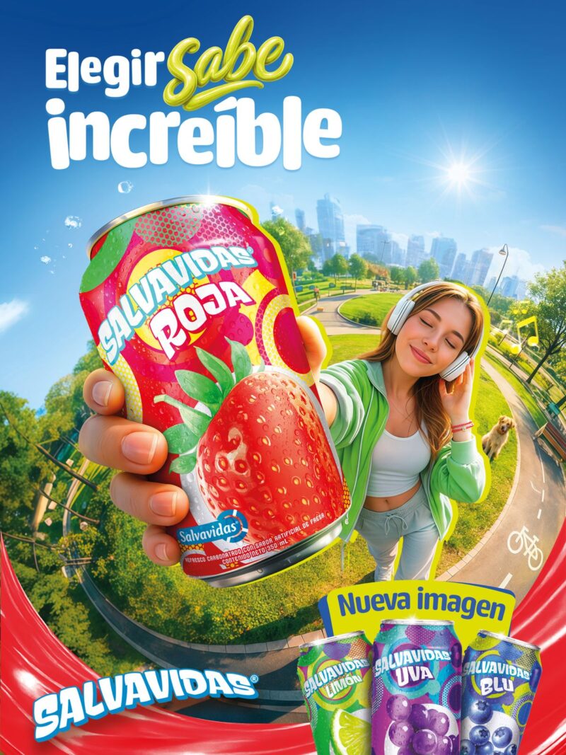 Gaseosas Salvavidas se reinventa para una nueva generación con la campaña “Elegir Sabe Increíble” 
