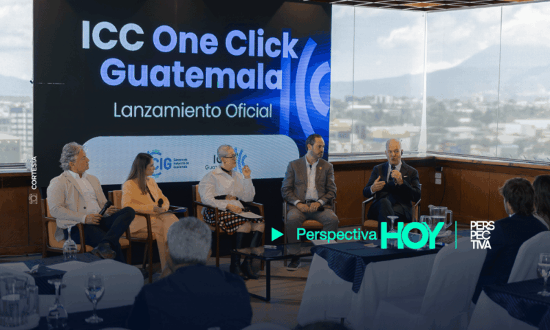 Lanzamiento oficial de la plataforma digital ICC One Click por la Cámara de Industria de Guatemala y la Cámara de Comercio Internacional.