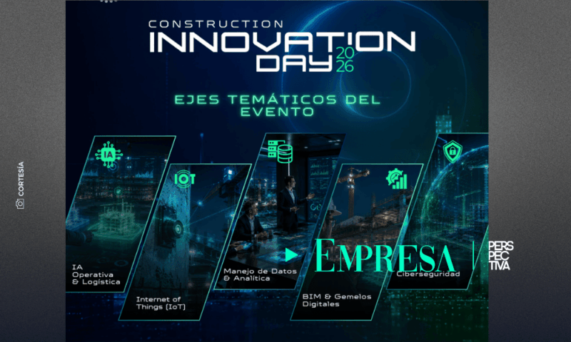 Líderes y gremiales de la construcción durante el anuncio oficial de la novena edición del Construction Innovation Day 2026 en Guatemala.