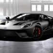 matte-black-ford-gt-front-three-quarter